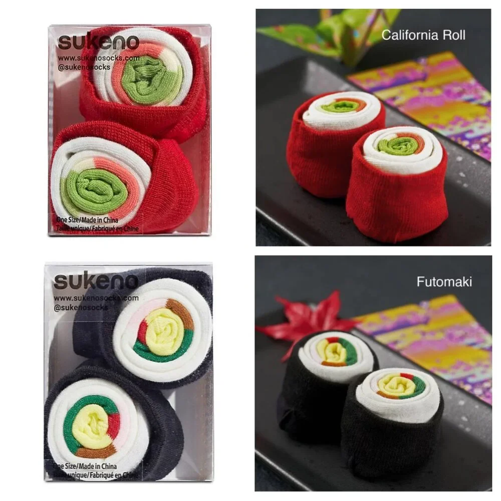 Sukeno 2 pairs of Sushi Socks